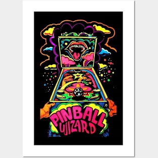 PINBALL WIZARD MERCH VTG Posters and Art